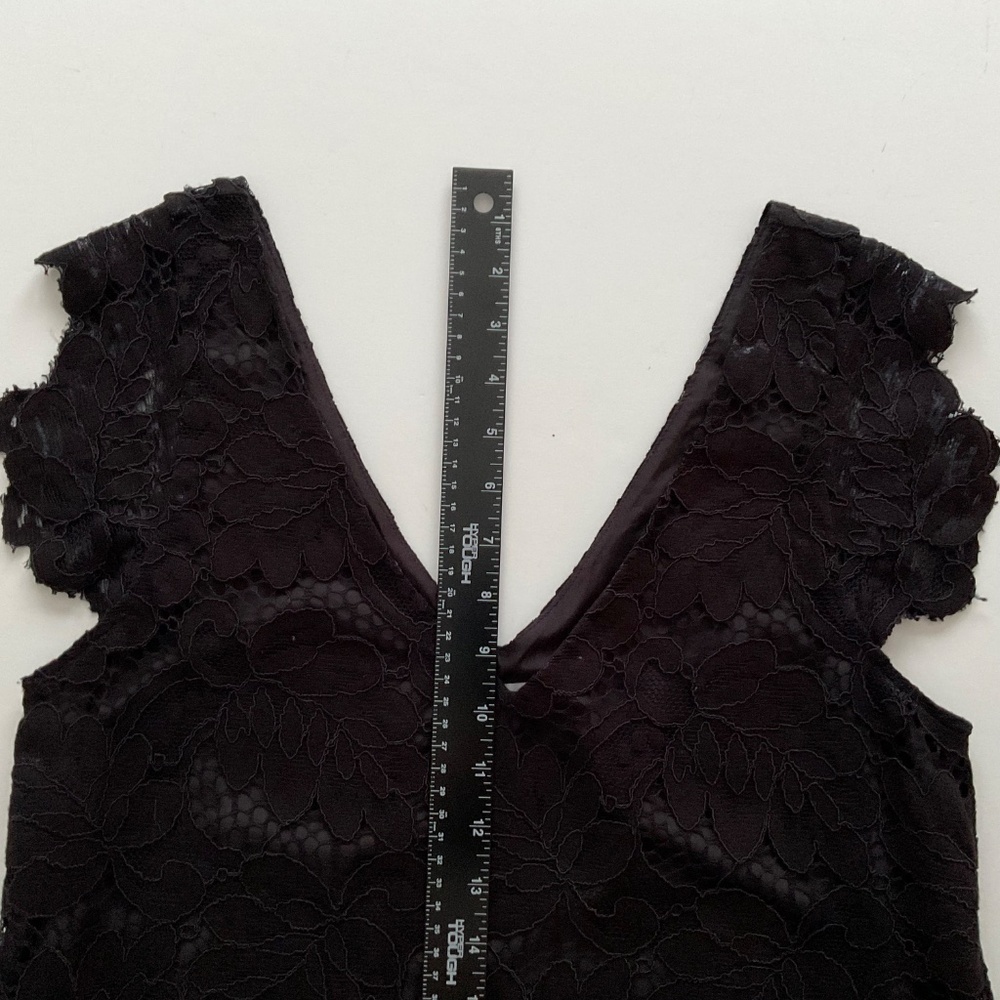 BB Dakota Jacqueline Lace Dress XS Black Fairy Whimsigoth Mini Dark Romantic - Picture 6 of 12
